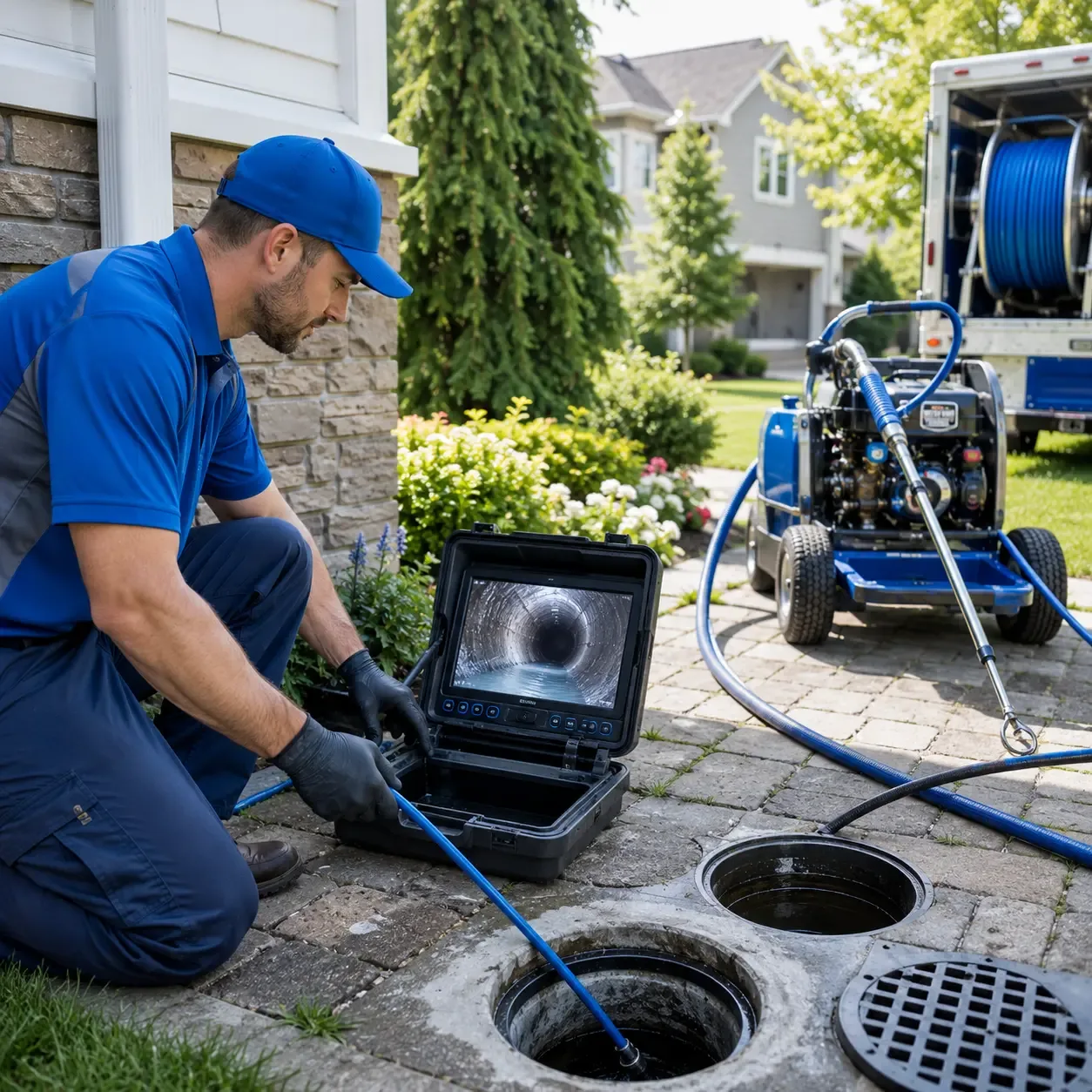 Outdoor drain cleaning professionals serving Greenup, IL